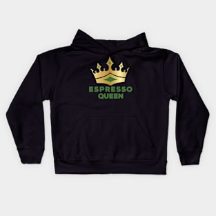 Espresso Queen Kids Hoodie